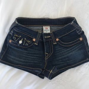 True Religion jean shorts